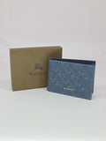 Burberry Blue Monogram Wallet
