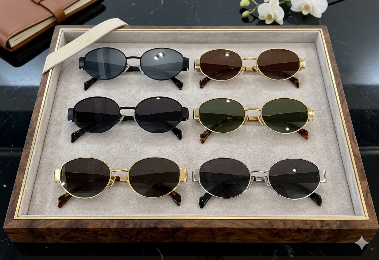 CELINE Oval Luxury Sunglasses