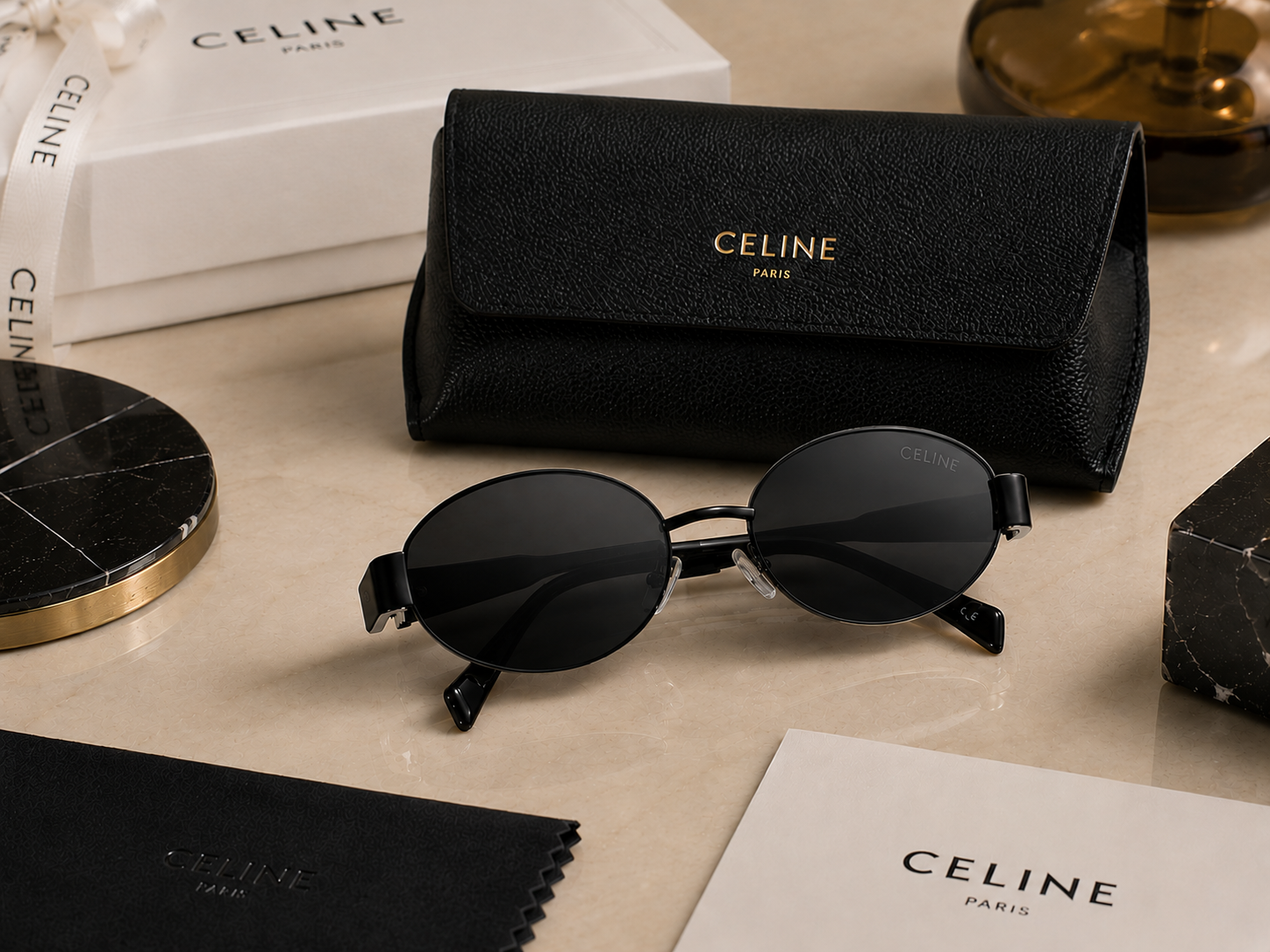 CELINE Oval Luxury Sunglasses