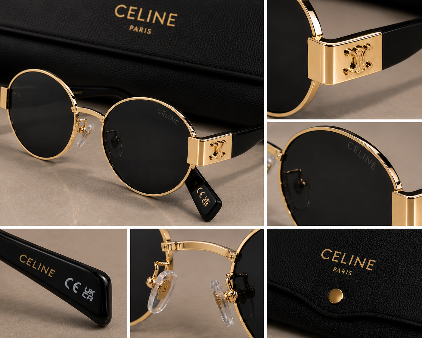 CELINE Oval Luxury Sunglasses