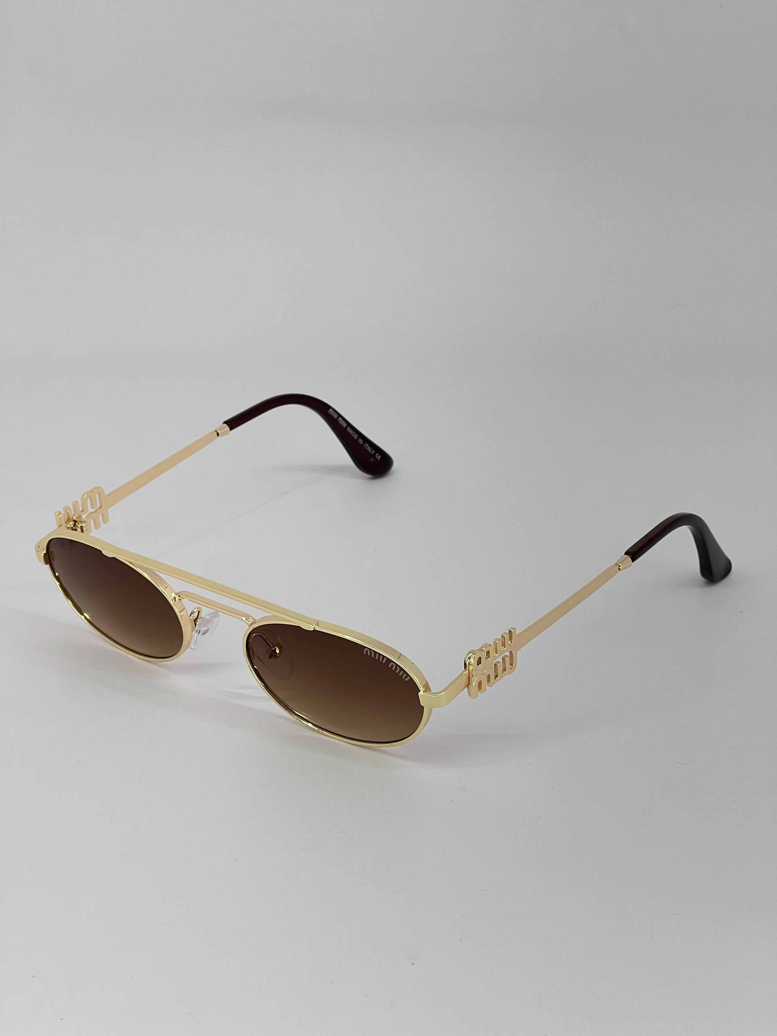 MIU MIU Verres Marron