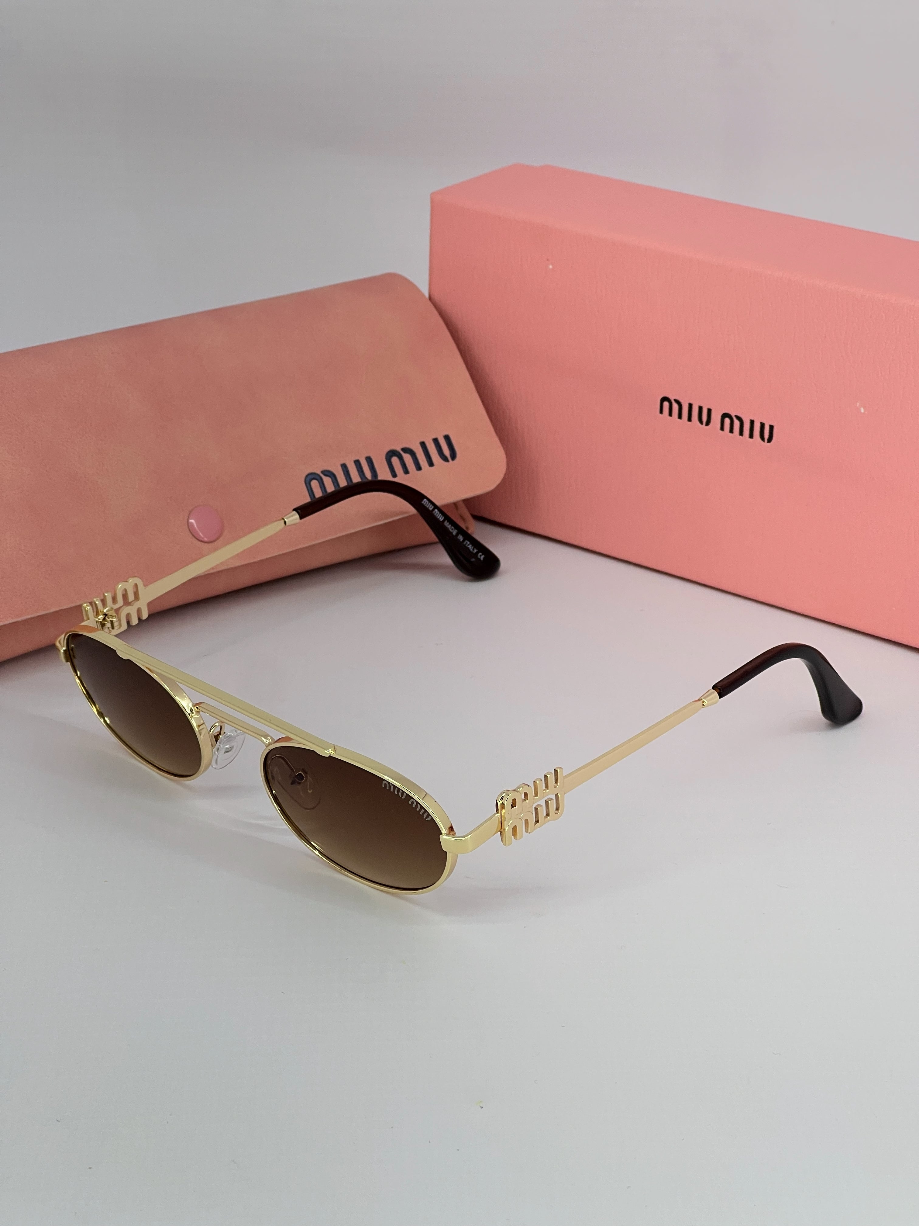 MIU MIU Verres Marron