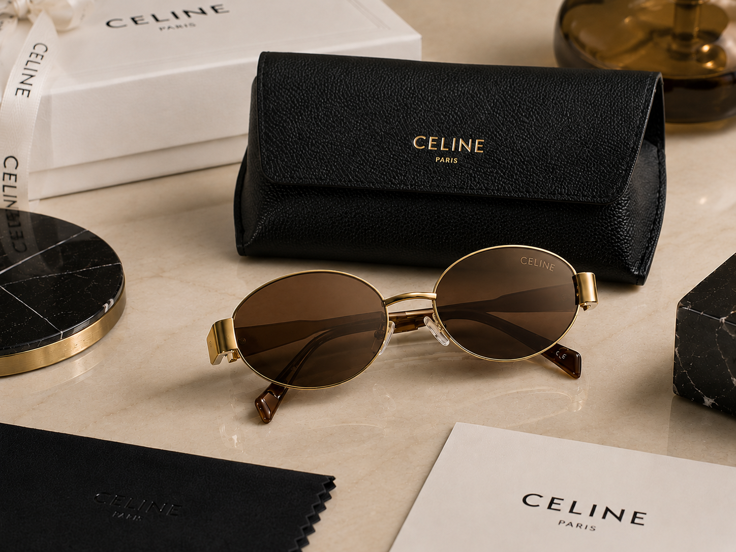 CELINE Oval Luxury Sunglasses