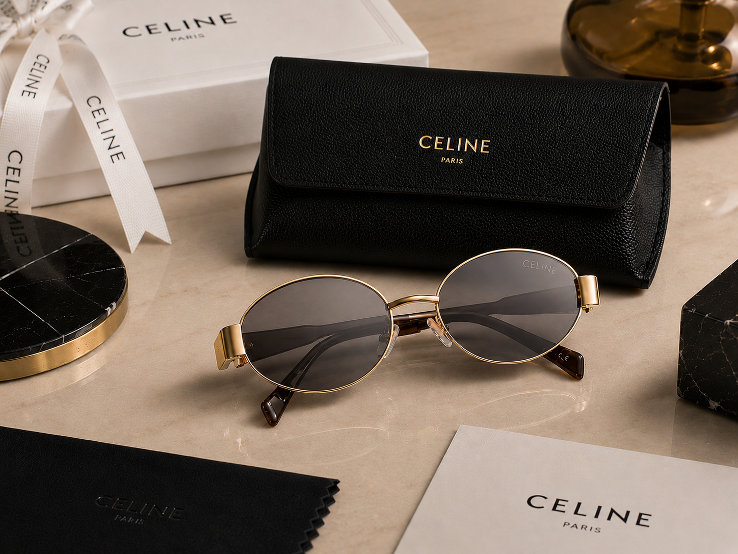 CELINE Oval Luxury Sunglasses