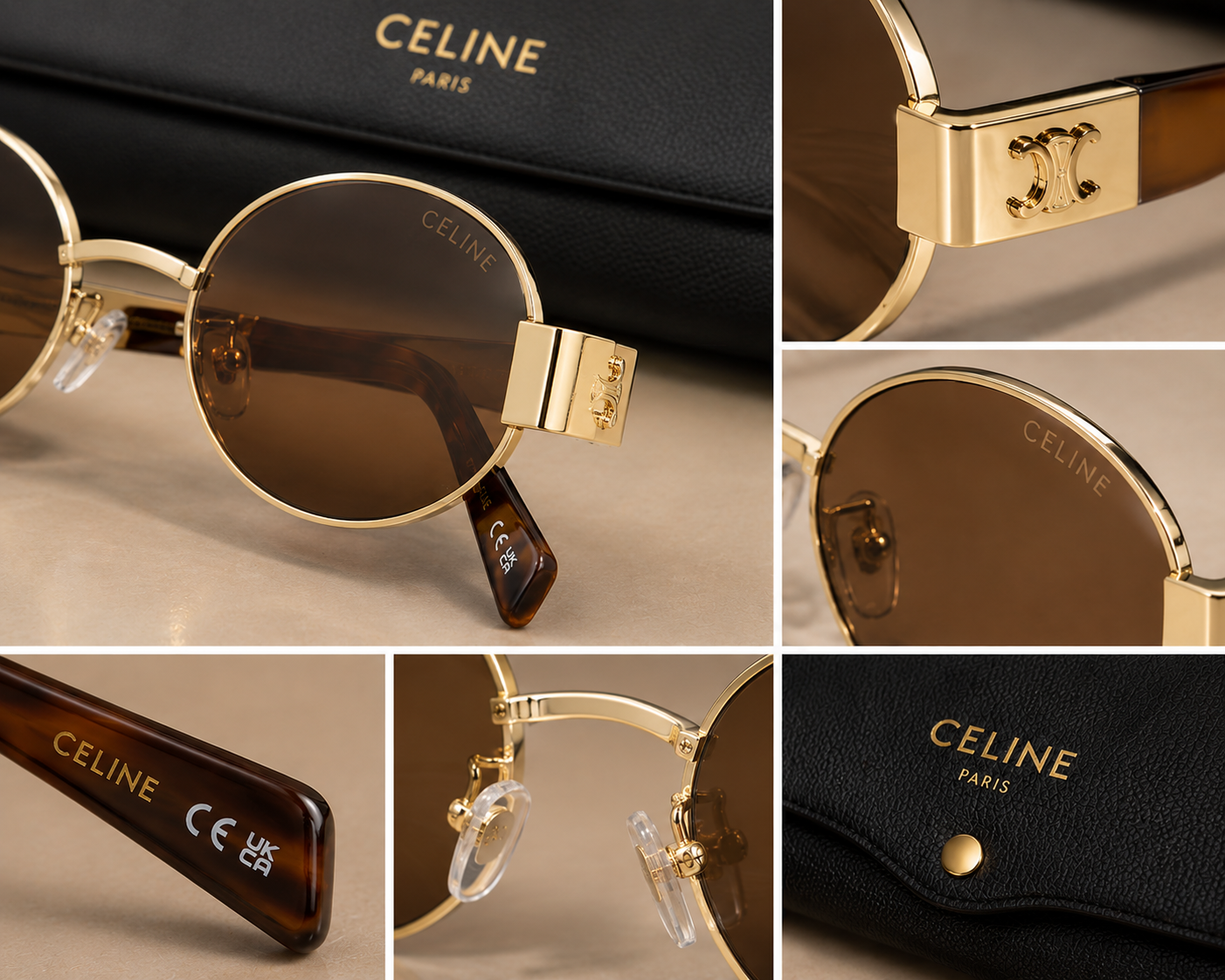 CELINE Oval Luxury Sunglasses