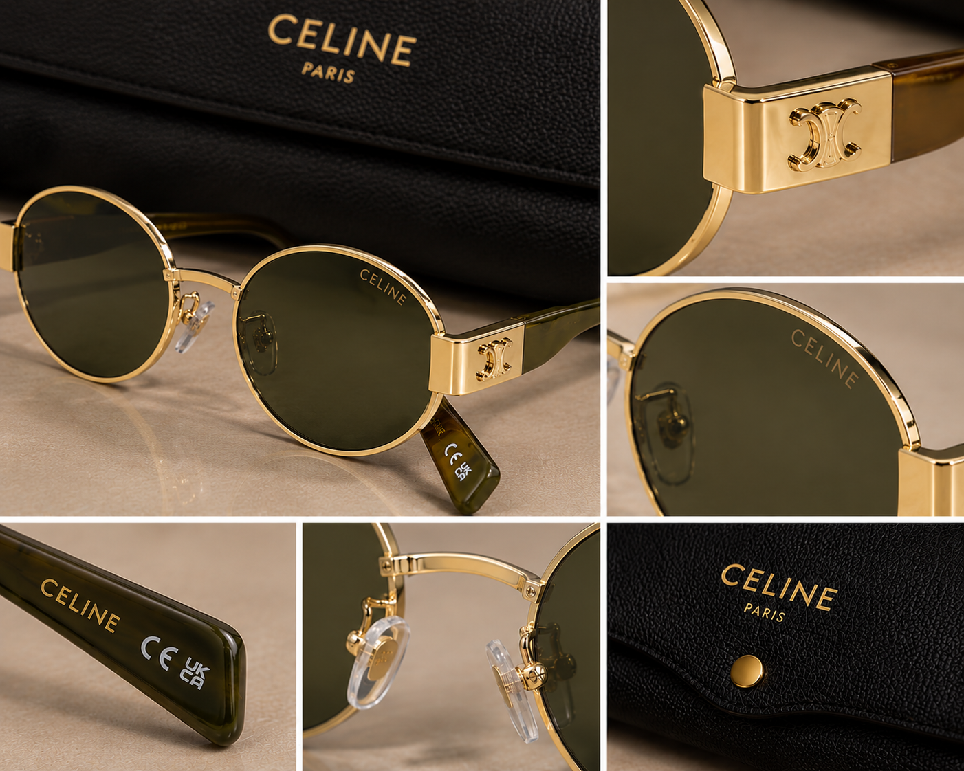 CELINE Oval Luxury Sunglasses
