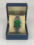 Rolex Datejust Vert Acier